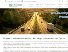 Tablet Screenshot of izmiristanbulnakliye.com